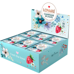 90TB TEA "SPLASHES OF CHAMPAGNE"  LOVARE