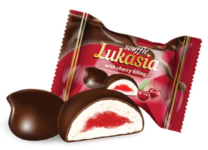 Candy Glazed Souffle "Lukasia" Cherry Lukas
