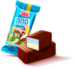 Candy "Ppo" Patriotic Double-Layered Milky Souffle