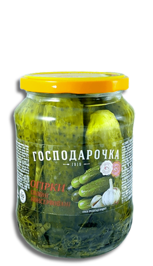 Cucumbers In Brine  Gospodarochka- $3.50