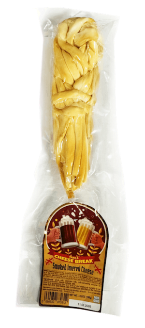 Cheese smoked braided cheese kosychka cheese crown
