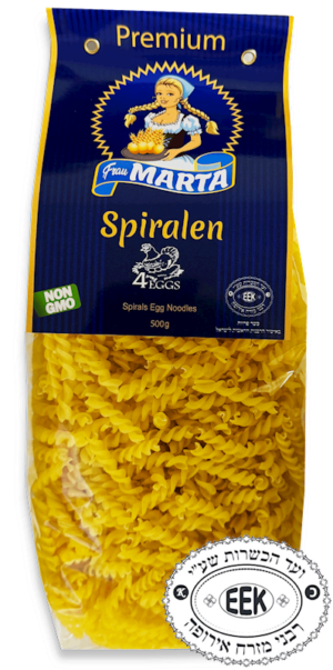 Egg pasta Spirals Spiralen
