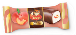 Glazed Cheesecake Bar Peach