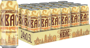 Kvas "Staro-Kievski" In Can 0.5L Obolon