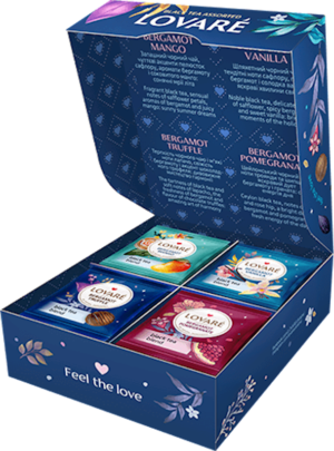 Lovare Set Black Tea W/Bergamot Assortment  Ukraine