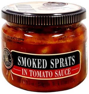 Riga Smoked Sprats In Tomato (Jar)