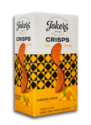 Rye Bread Crisps Cheddar Cheese Flavor