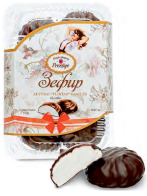 Vanilla Marshmallow Zephyr "Flirt" Choc.glazed