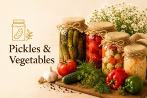 Pickles & Veggies in Jars