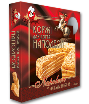 Layers for cake "NAPOLEON" 400 g Ukraine